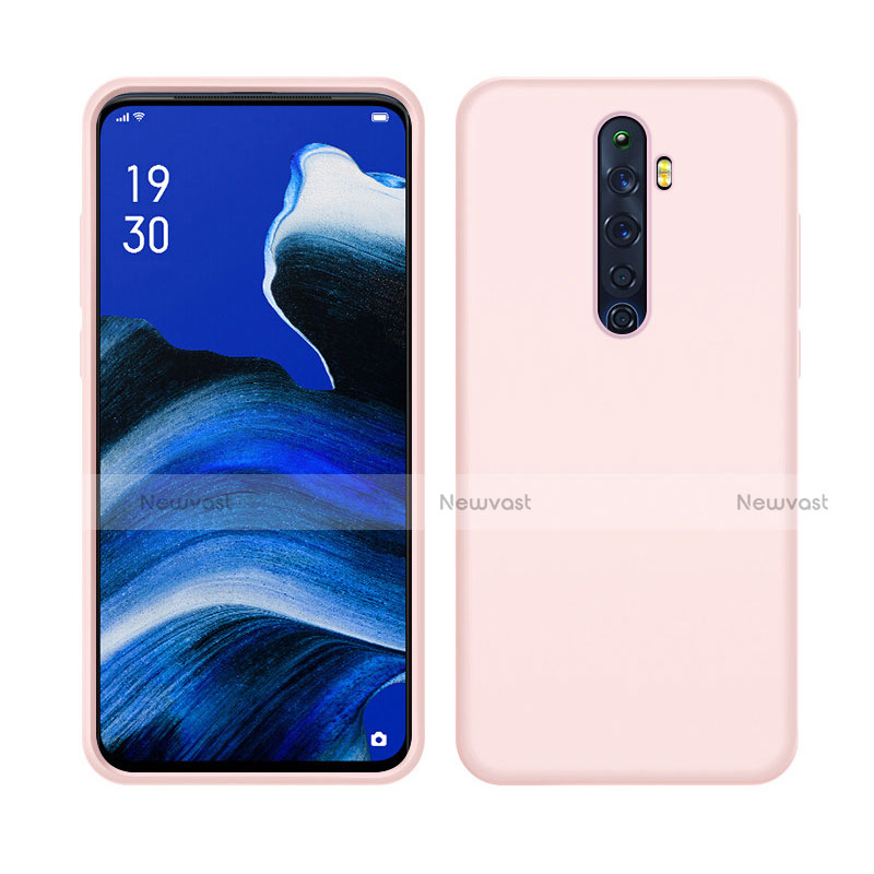 Ultra-thin Silicone Gel Soft Case 360 Degrees Cover S03 for Oppo Reno2 Z Pink