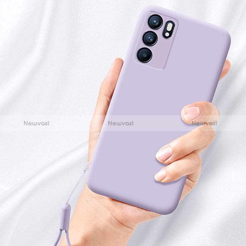 Ultra-thin Silicone Gel Soft Case 360 Degrees Cover S03 for Oppo Reno6 5G