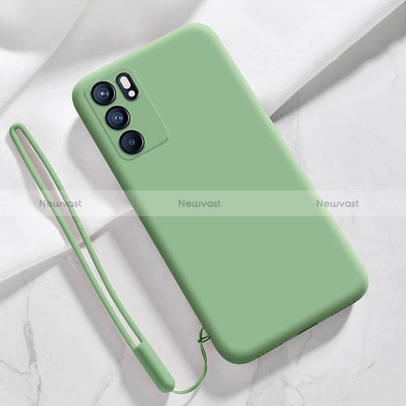 Ultra-thin Silicone Gel Soft Case 360 Degrees Cover S03 for Oppo Reno6 5G