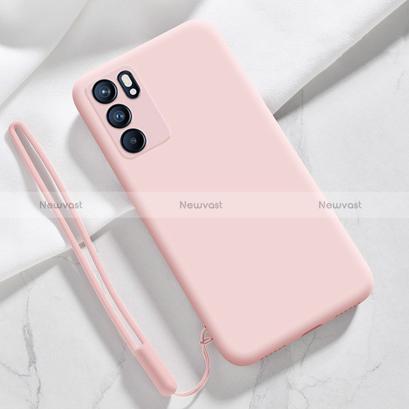 Ultra-thin Silicone Gel Soft Case 360 Degrees Cover S03 for Oppo Reno6 5G