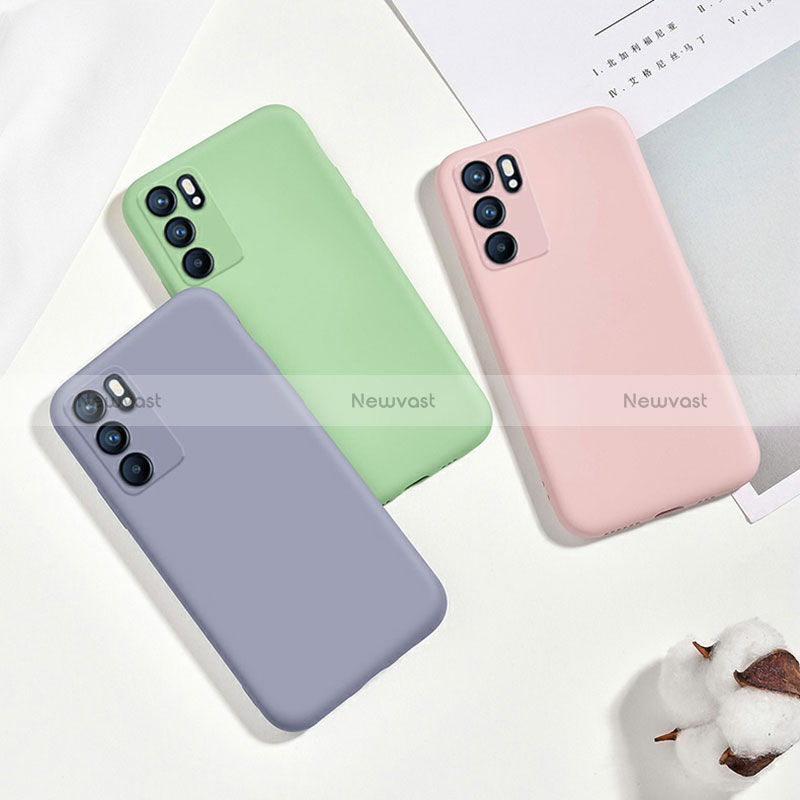 Ultra-thin Silicone Gel Soft Case 360 Degrees Cover S03 for Oppo Reno6 5G