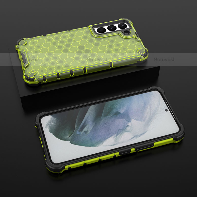 Ultra-thin Silicone Gel Soft Case 360 Degrees Cover S03 for Samsung Galaxy S22 5G Green