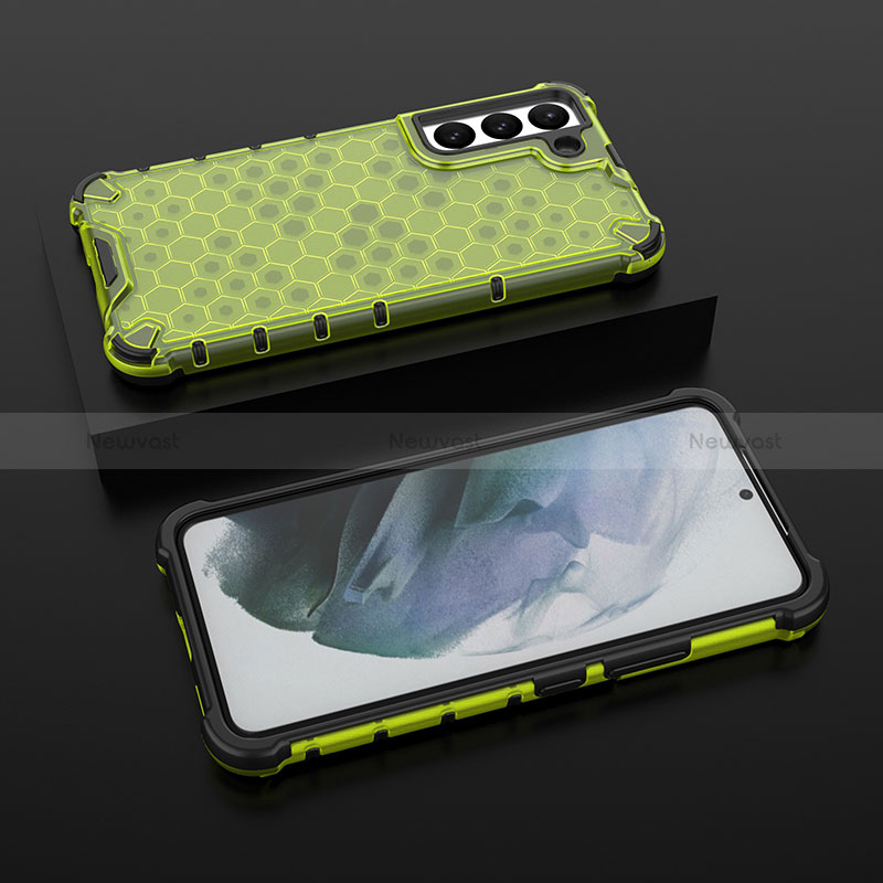 Ultra-thin Silicone Gel Soft Case 360 Degrees Cover S03 for Samsung Galaxy S22 Plus 5G Green