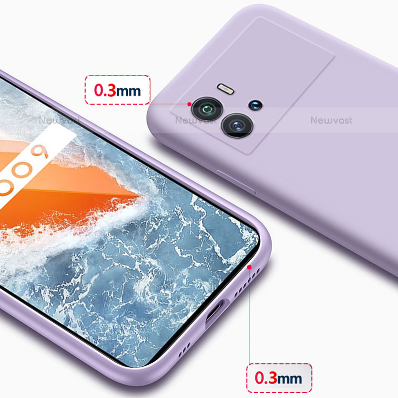 Ultra-thin Silicone Gel Soft Case 360 Degrees Cover S03 for Vivo iQOO 9 Pro 5G