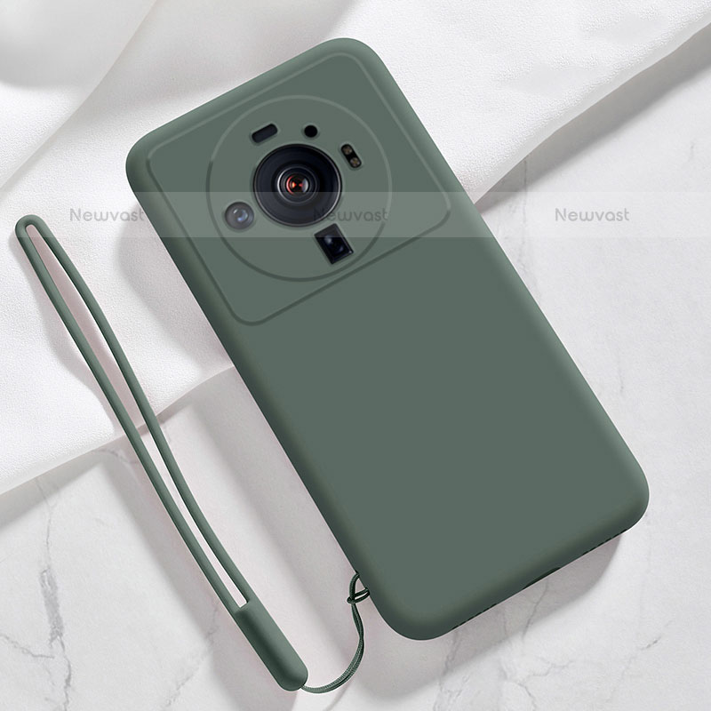 Ultra-thin Silicone Gel Soft Case 360 Degrees Cover S03 for Xiaomi Mi 12 Ultra 5G Green