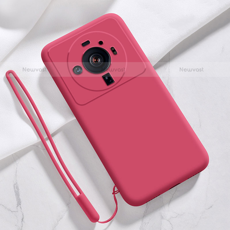 Ultra-thin Silicone Gel Soft Case 360 Degrees Cover S03 for Xiaomi Mi 12 Ultra 5G Red