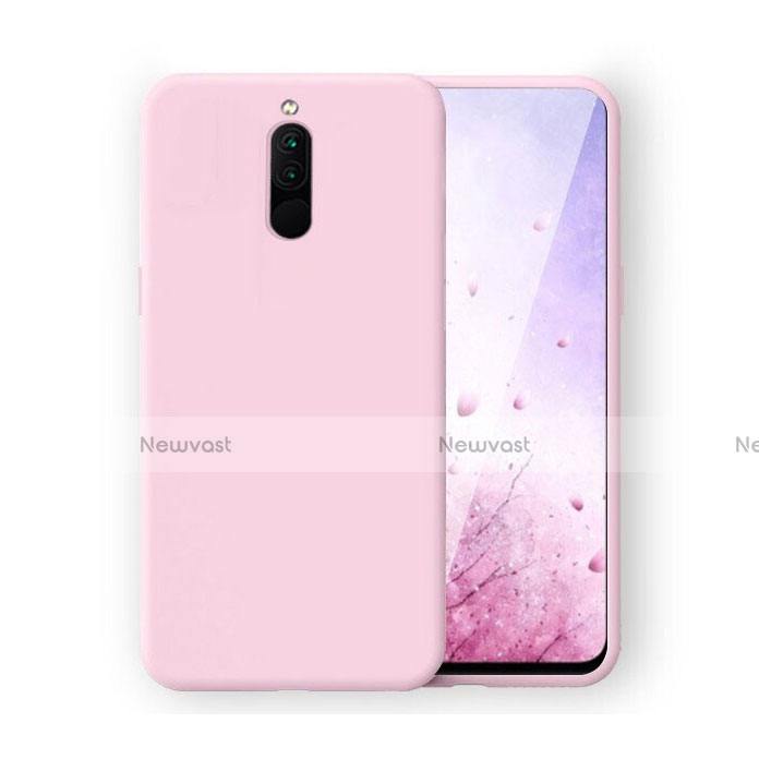 Ultra-thin Silicone Gel Soft Case 360 Degrees Cover S03 for Xiaomi Redmi 8 Pink