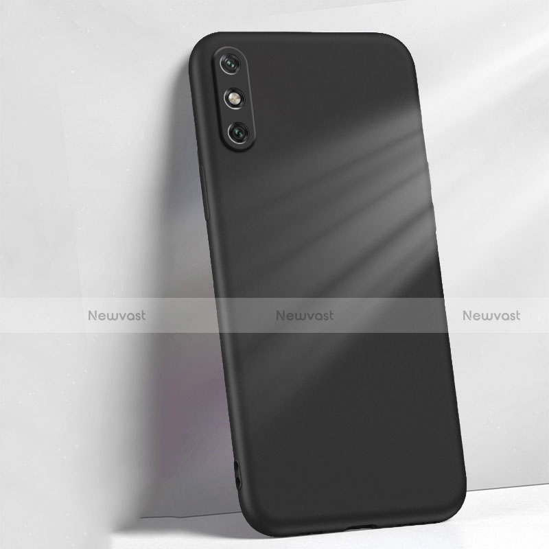 Ultra-thin Silicone Gel Soft Case 360 Degrees Cover S04 for Huawei Enjoy 10e Black