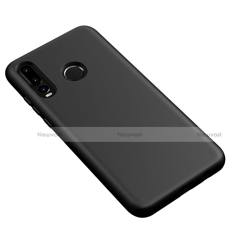 Ultra-thin Silicone Gel Soft Case 360 Degrees Cover S04 for Huawei Nova 4e Black