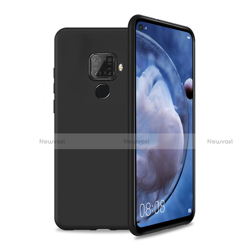 Ultra-thin Silicone Gel Soft Case 360 Degrees Cover S04 for Huawei Nova 5z Black