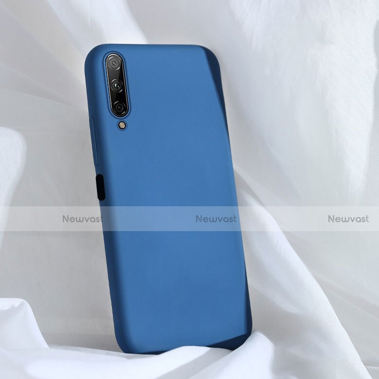Ultra-thin Silicone Gel Soft Case 360 Degrees Cover S04 for Huawei Y9s Blue