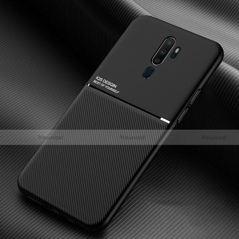 Ultra-thin Silicone Gel Soft Case 360 Degrees Cover S04 for Oppo A9 (2020) Black