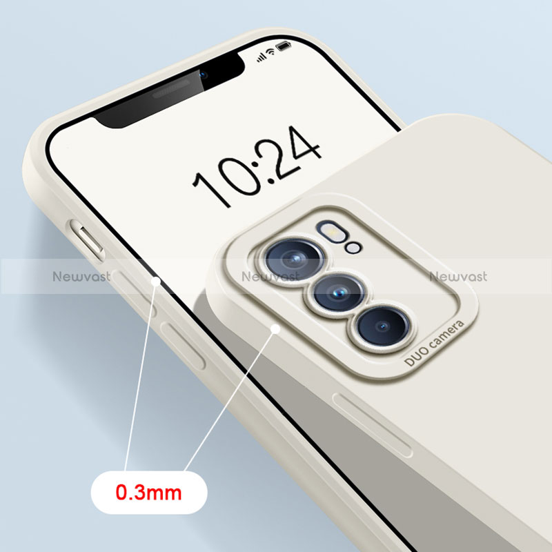 Ultra-thin Silicone Gel Soft Case 360 Degrees Cover S04 for Oppo Reno6 Pro 5G India