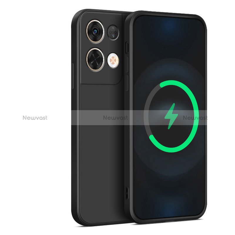 Ultra-thin Silicone Gel Soft Case 360 Degrees Cover S04 for Oppo Reno8 5G