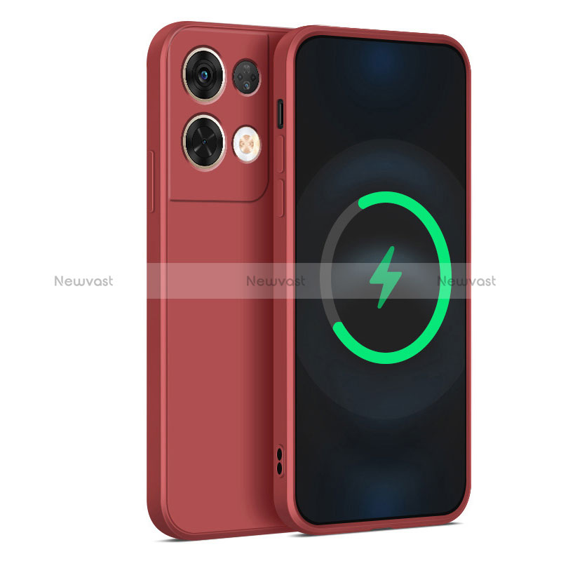 Ultra-thin Silicone Gel Soft Case 360 Degrees Cover S04 for Oppo Reno8 5G