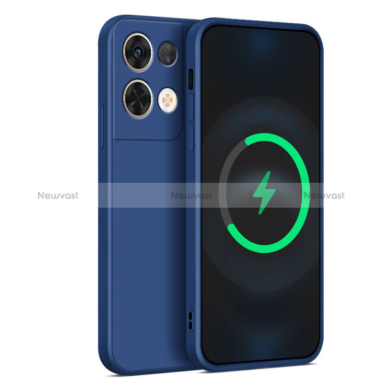 Ultra-thin Silicone Gel Soft Case 360 Degrees Cover S04 for Oppo Reno8 Pro 5G