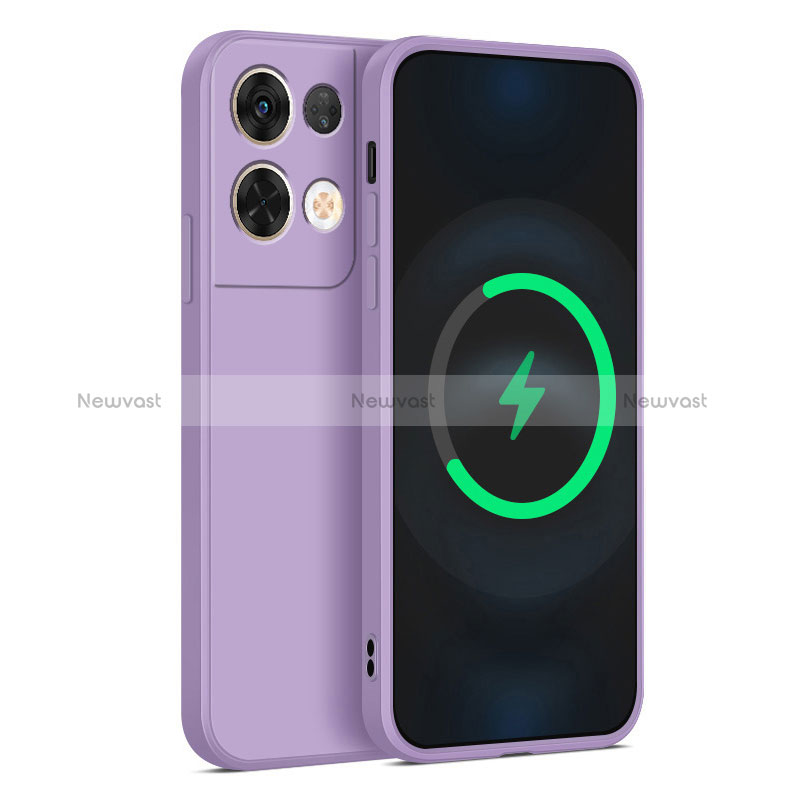 Ultra-thin Silicone Gel Soft Case 360 Degrees Cover S04 for Oppo Reno8 Pro 5G