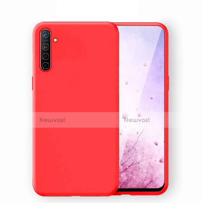 Ultra-thin Silicone Gel Soft Case 360 Degrees Cover S04 for Realme XT Red
