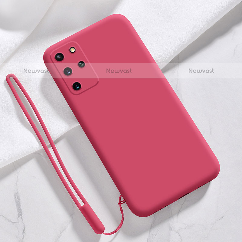 Ultra-thin Silicone Gel Soft Case 360 Degrees Cover S04 for Samsung Galaxy S20 Plus 5G Hot Pink