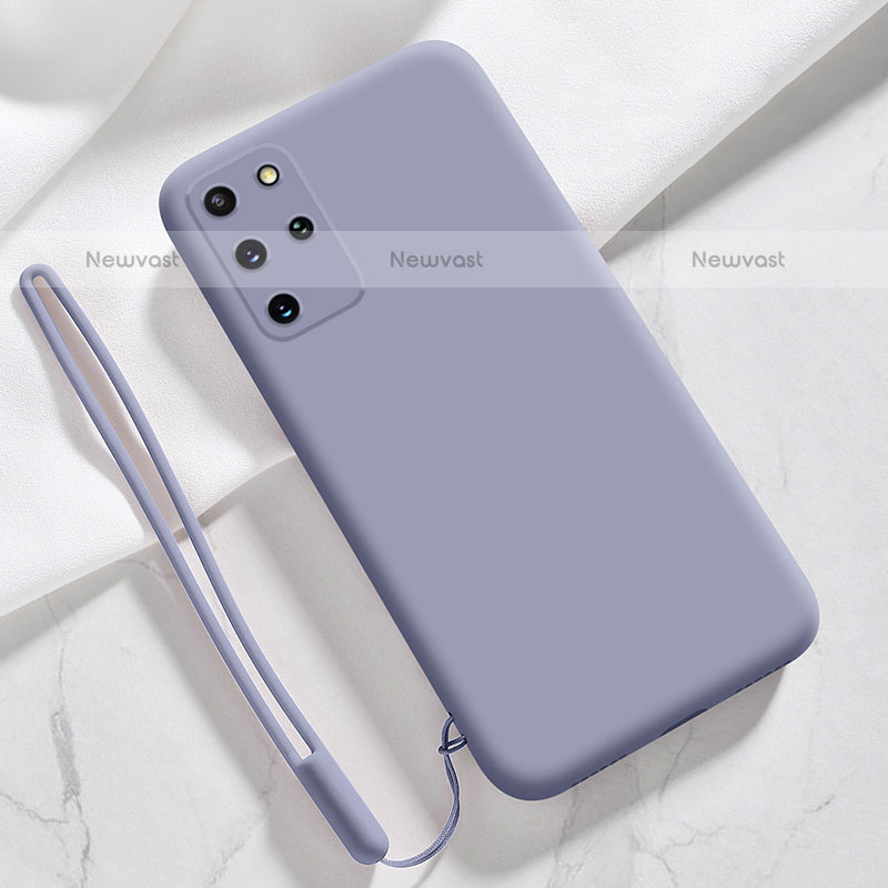 Ultra-thin Silicone Gel Soft Case 360 Degrees Cover S04 for Samsung Galaxy S20 Plus 5G Lavender Gray