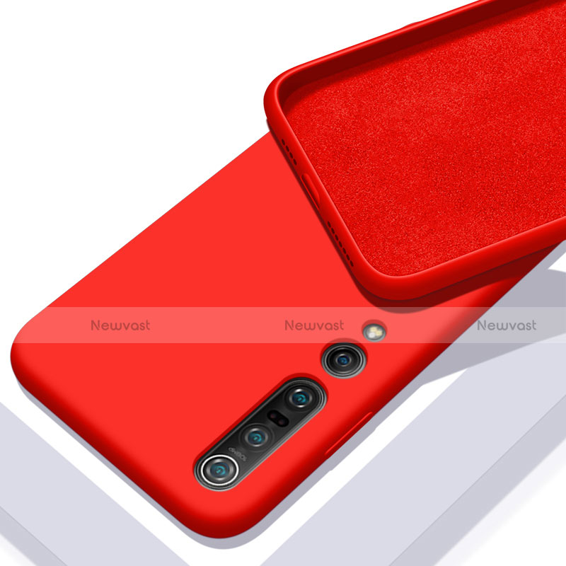 Ultra-thin Silicone Gel Soft Case 360 Degrees Cover S04 for Xiaomi Mi 10 Pro Red