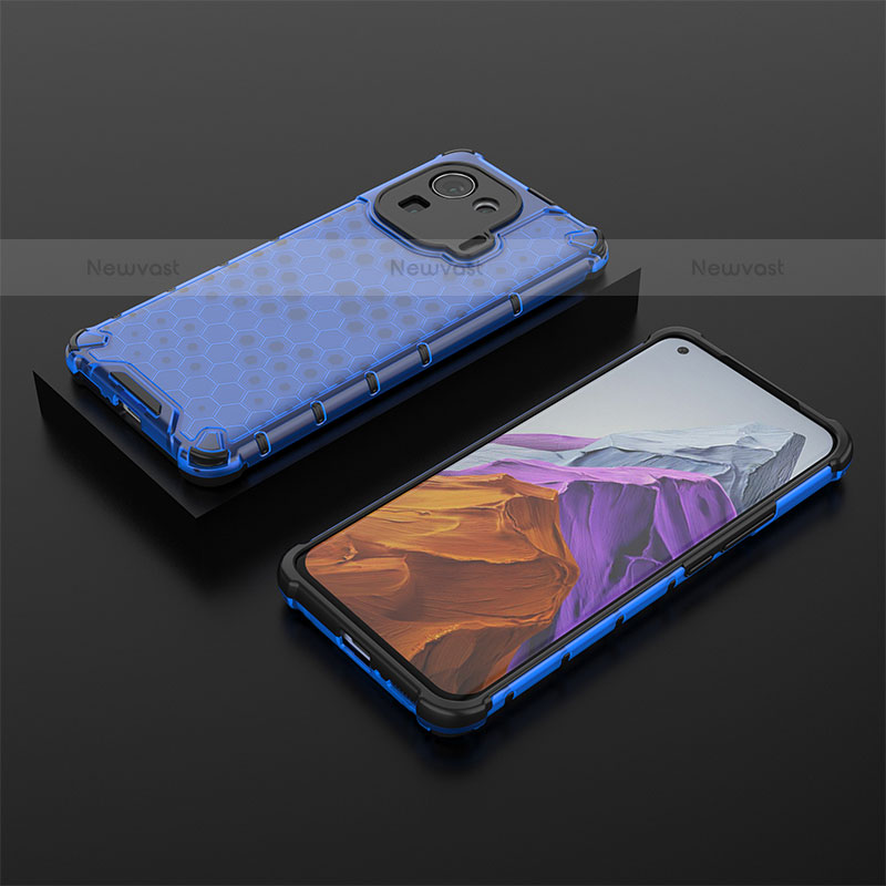 Ultra-thin Silicone Gel Soft Case 360 Degrees Cover S04 for Xiaomi Mi 11 Pro 5G Blue