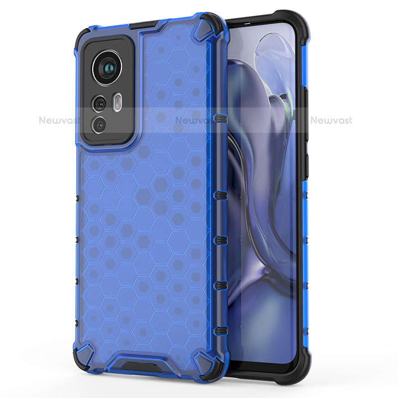 Ultra-thin Silicone Gel Soft Case 360 Degrees Cover S04 for Xiaomi Mi 12 Pro 5G Blue
