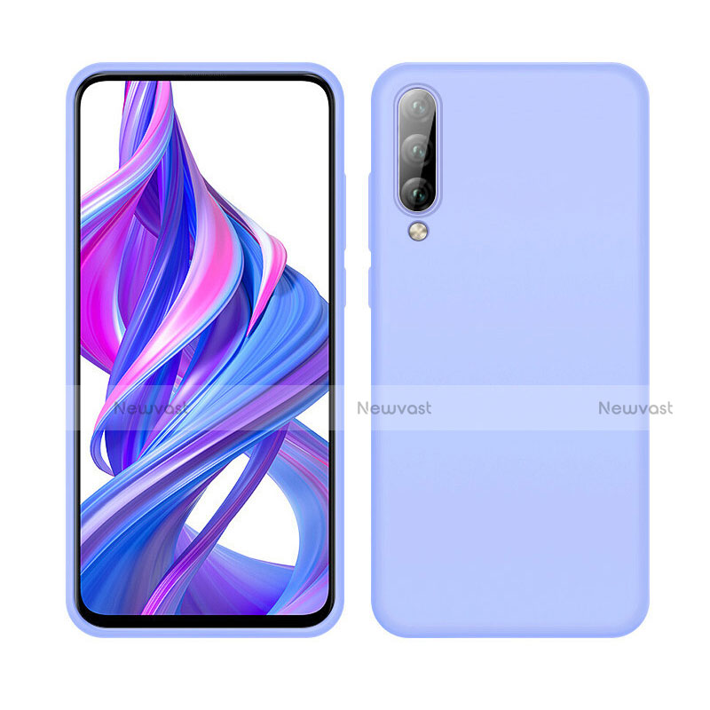 Ultra-thin Silicone Gel Soft Case 360 Degrees Cover S05 for Huawei Honor 9X Pro Purple