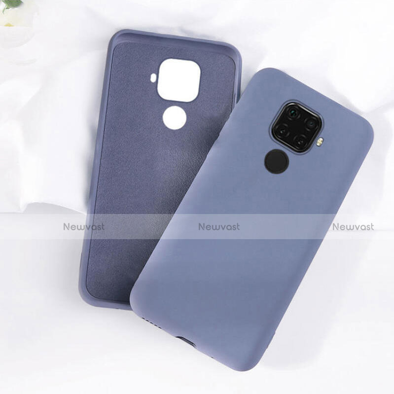 Ultra-thin Silicone Gel Soft Case 360 Degrees Cover S05 for Huawei Mate 30 Lite Purple