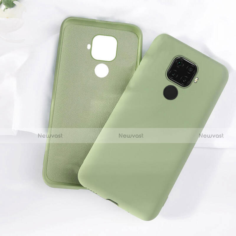 Ultra-thin Silicone Gel Soft Case 360 Degrees Cover S05 for Huawei Nova 5i Pro Green