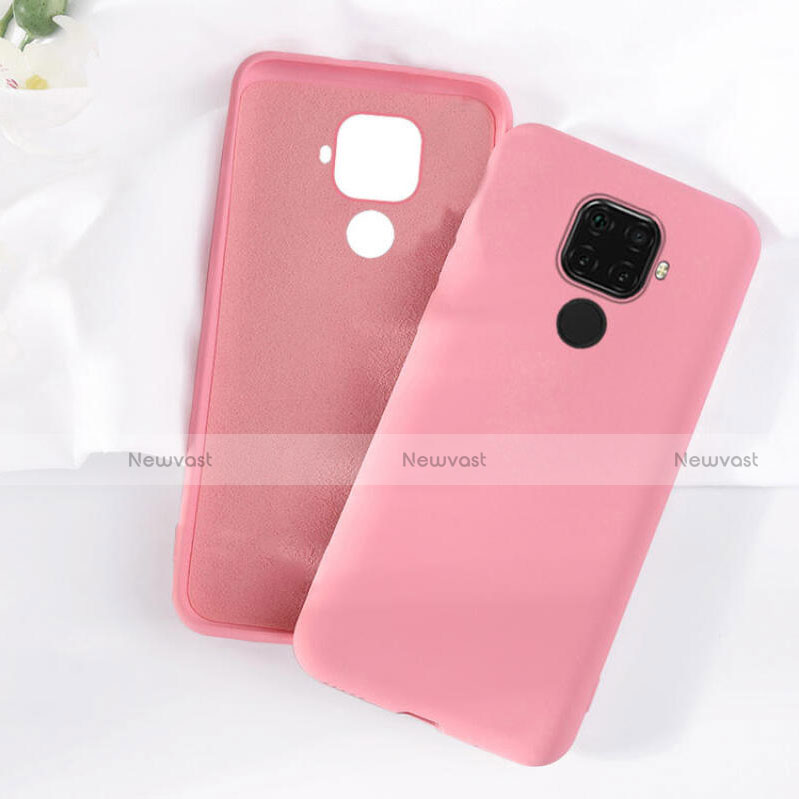 Ultra-thin Silicone Gel Soft Case 360 Degrees Cover S05 for Huawei Nova 5i Pro Pink