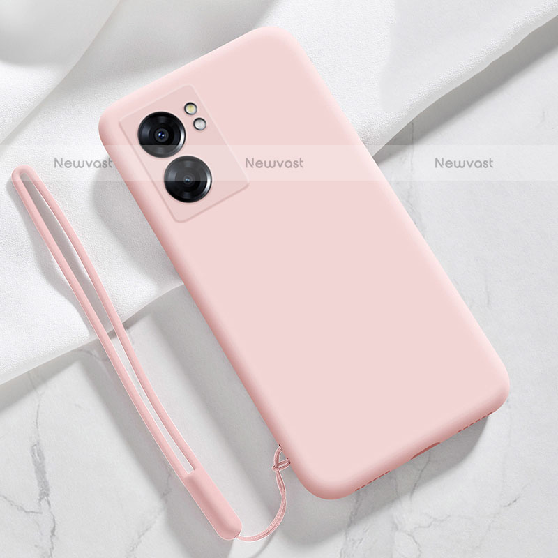 Ultra-thin Silicone Gel Soft Case 360 Degrees Cover S05 for OnePlus Nord N300 5G Pink