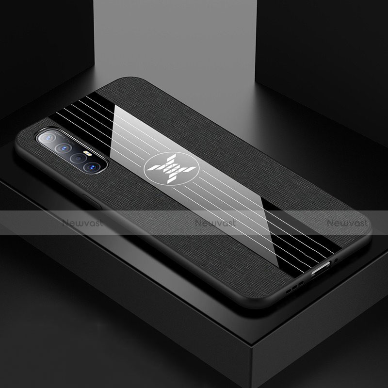 Ultra-thin Silicone Gel Soft Case 360 Degrees Cover S05 for Oppo Find X2 Neo Black