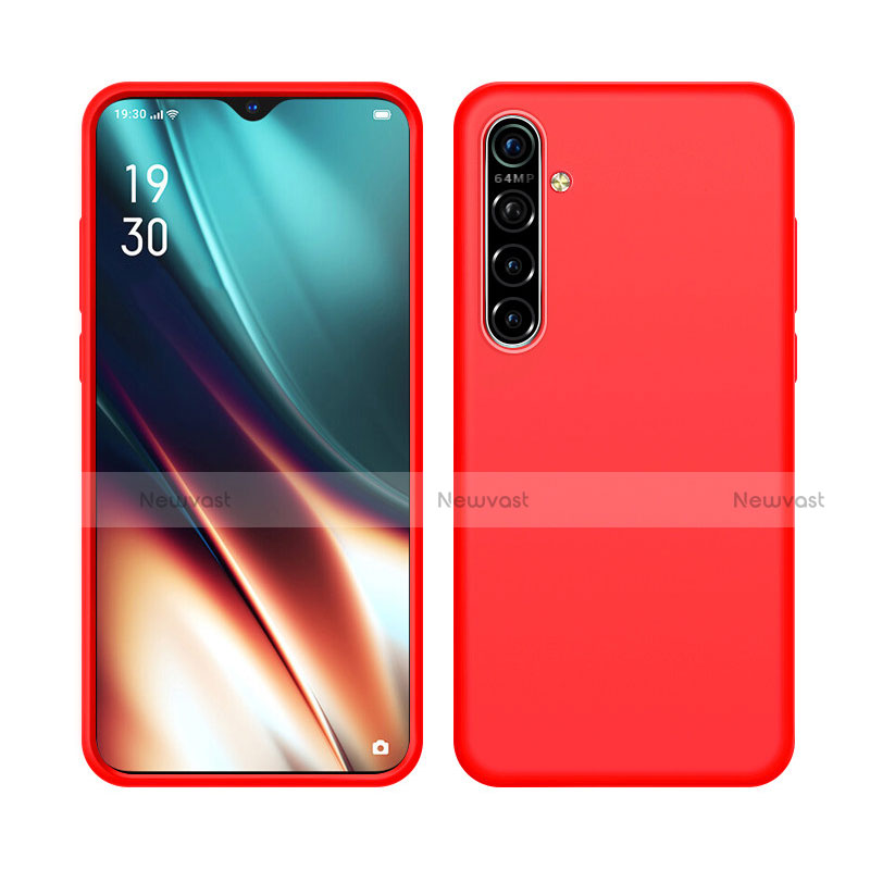 Ultra-thin Silicone Gel Soft Case 360 Degrees Cover S05 for Realme XT Red