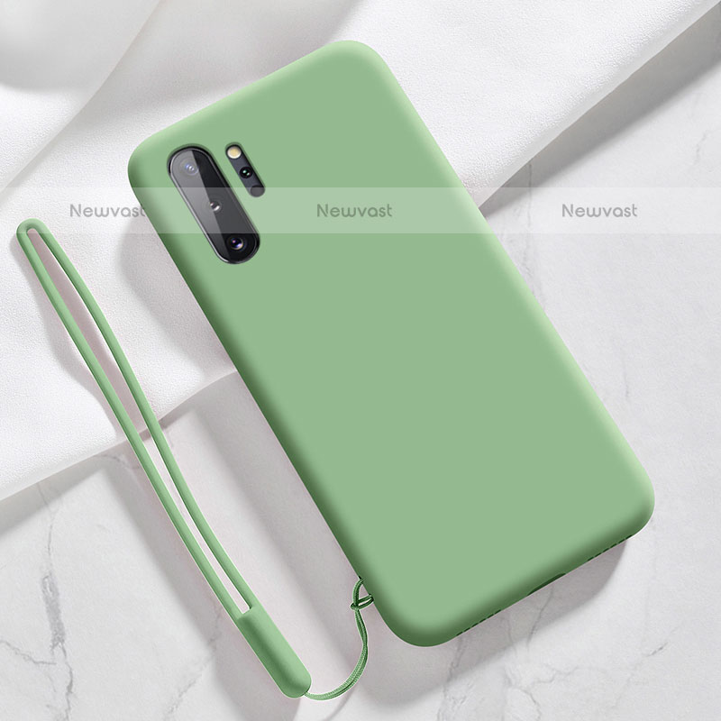 Ultra-thin Silicone Gel Soft Case 360 Degrees Cover S05 for Samsung Galaxy Note 10 Plus 5G Green