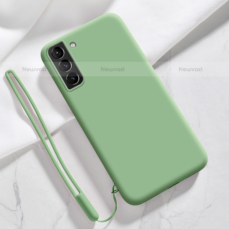 Ultra-thin Silicone Gel Soft Case 360 Degrees Cover S05 for Samsung Galaxy S21 5G Green
