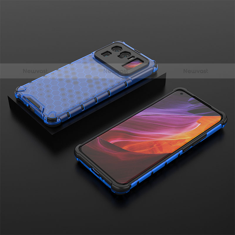 Ultra-thin Silicone Gel Soft Case 360 Degrees Cover S05 for Xiaomi Mi 11 Ultra 5G Blue