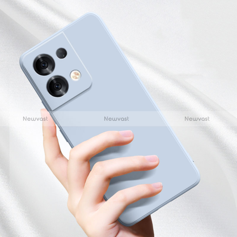 Ultra-thin Silicone Gel Soft Case 360 Degrees Cover S06 for Oppo Reno9 5G