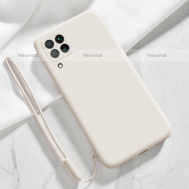 Ultra-thin Silicone Gel Soft Case 360 Degrees Cover S06 for Samsung Galaxy A12 White