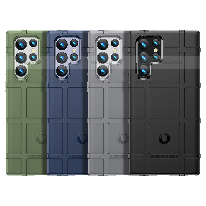 Ultra-thin Silicone Gel Soft Case 360 Degrees Cover S06 for Samsung Galaxy S22 Ultra 5G