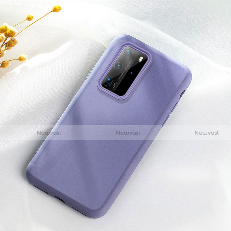 Ultra-thin Silicone Gel Soft Case 360 Degrees Cover S07 for Huawei P40 Pro