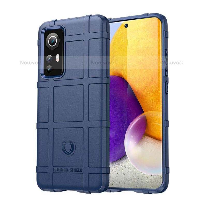 Ultra-thin Silicone Gel Soft Case 360 Degrees Cover S08 for Xiaomi Mi 12 Lite 5G Blue