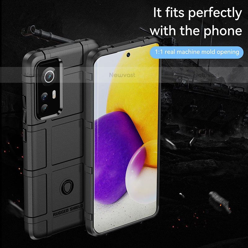 Ultra-thin Silicone Gel Soft Case 360 Degrees Cover S08 for Xiaomi Mi 12S 5G