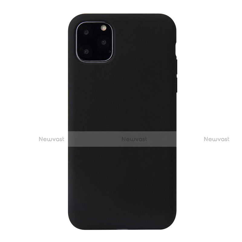Ultra-thin Silicone Gel Soft Case 360 Degrees Cover Y01 for Apple iPhone 11 Pro Black