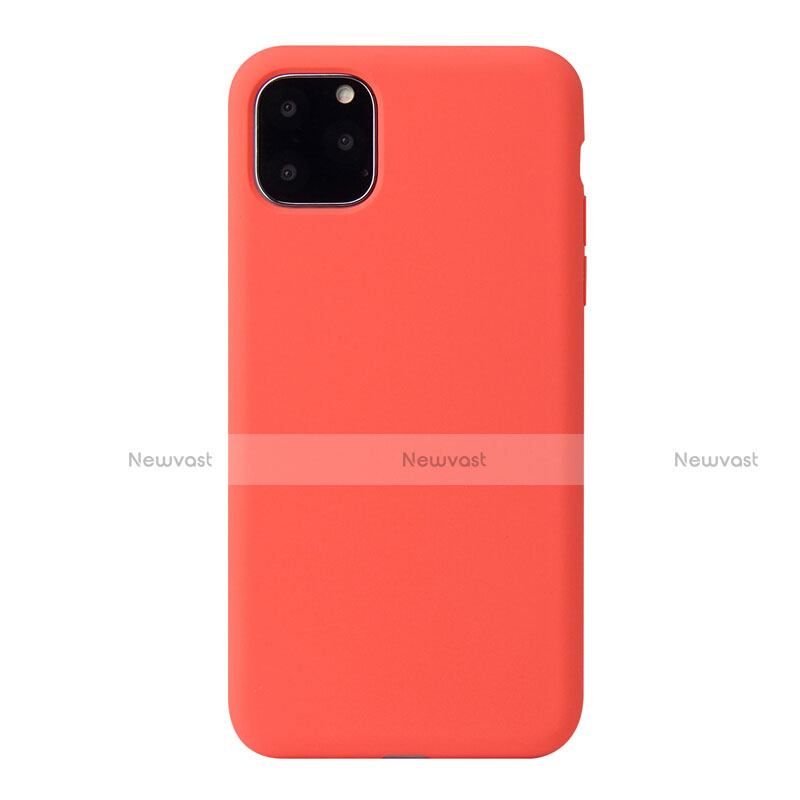 Ultra-thin Silicone Gel Soft Case 360 Degrees Cover Y01 for Apple iPhone 11 Pro Orange