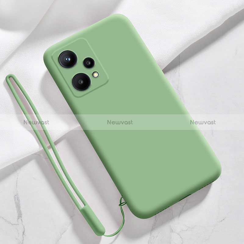 Ultra-thin Silicone Gel Soft Case 360 Degrees Cover YK1 for Realme 9 5G Green