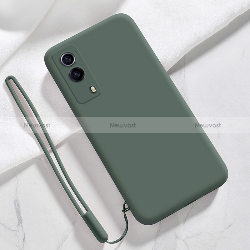 Ultra-thin Silicone Gel Soft Case 360 Degrees Cover YK1 for Vivo T1x 5G