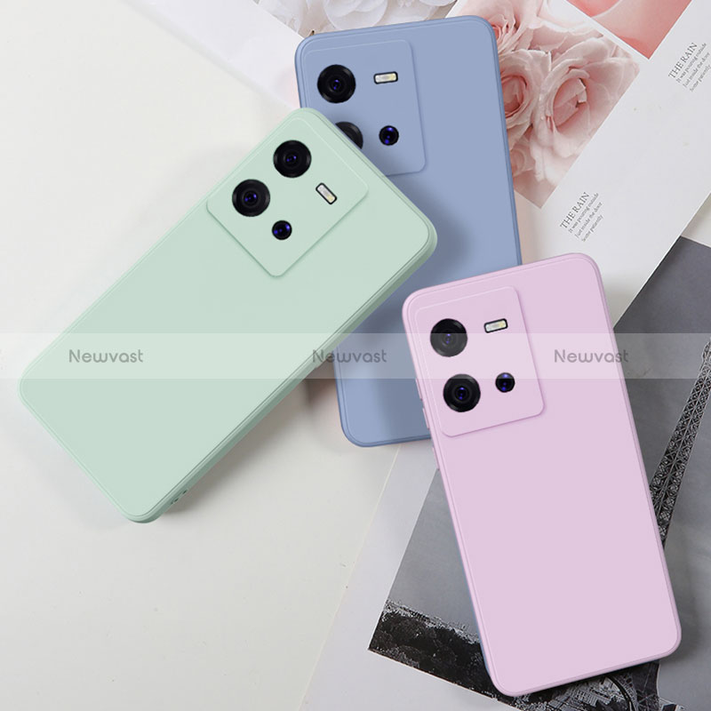 Ultra-thin Silicone Gel Soft Case 360 Degrees Cover YK1 for Vivo V25 5G