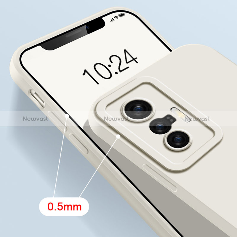 Ultra-thin Silicone Gel Soft Case 360 Degrees Cover YK1 for Vivo X70 5G