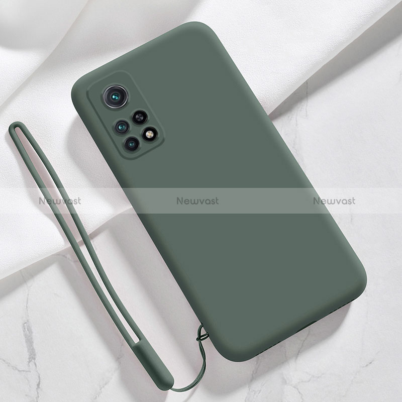 Ultra-thin Silicone Gel Soft Case 360 Degrees Cover YK1 for Xiaomi Mi 10T 5G Midnight Green